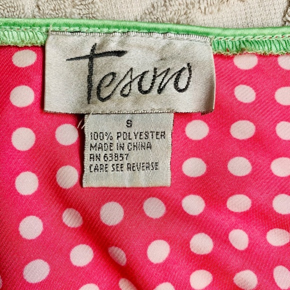 Tesoro Slip Dress Pink and white polka dot - Picture 4 of 6